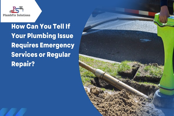 How Can You Tell If Your Plumbing Issue Requires Emergency Services or Regular Repair?